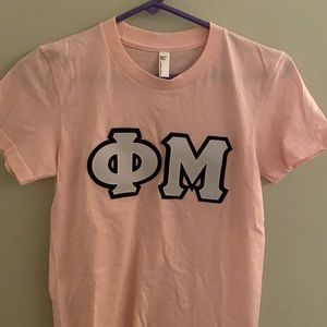 Phi mu letters shirt